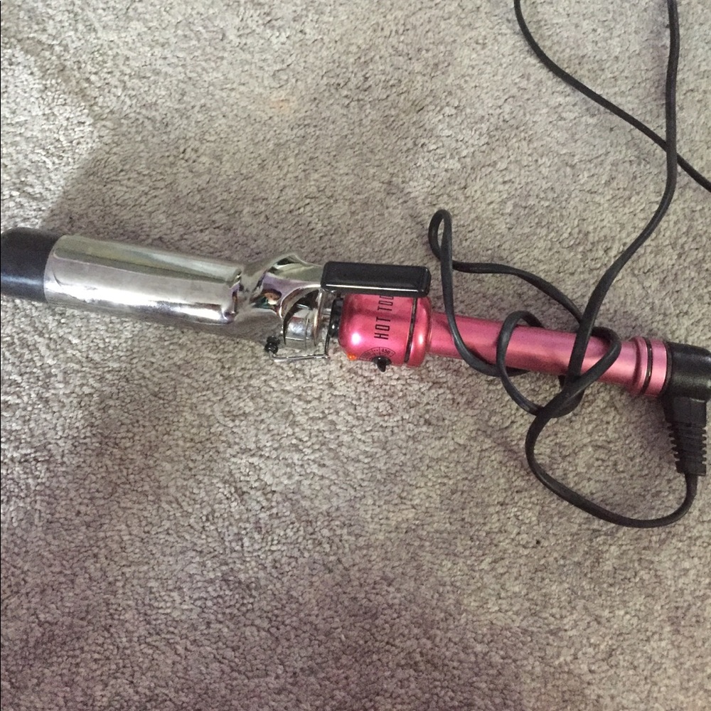 Fat barrel hot tools curling iron