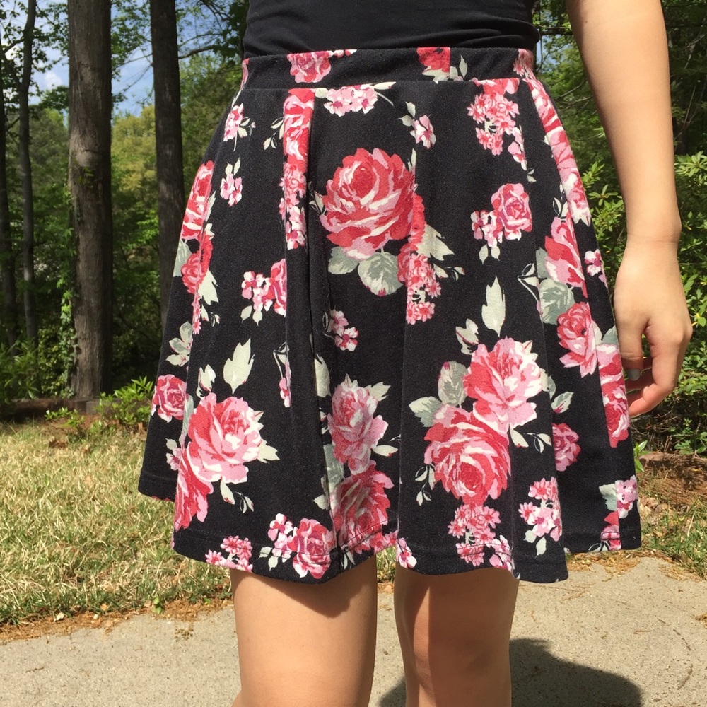 SOLD Floral Skirt
