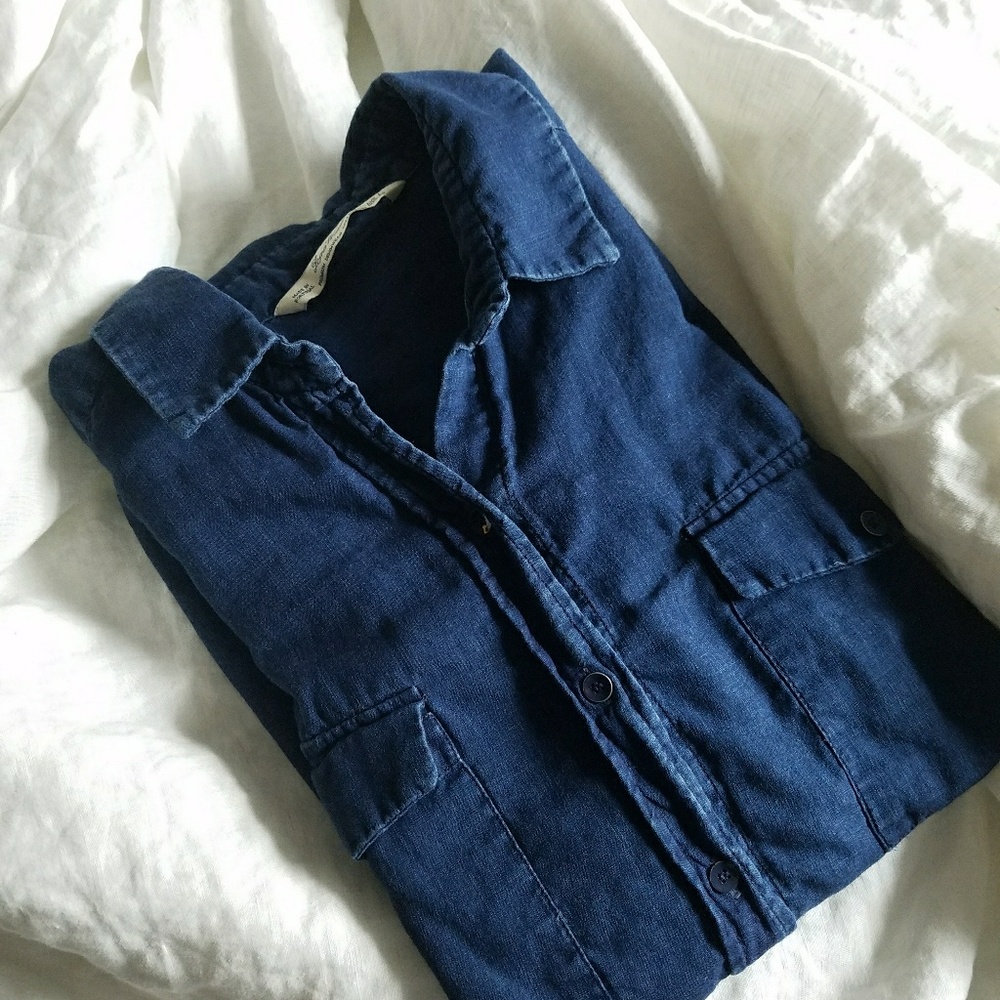 FINAL FLASH SALE ZARA denim shirt