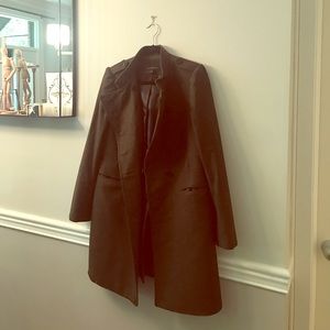 Banana republic army green military trench