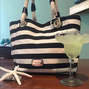 Michael Kors Canvas Bucket Bag