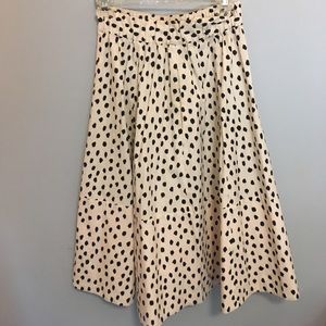 Kate spade polka dot midi skirt