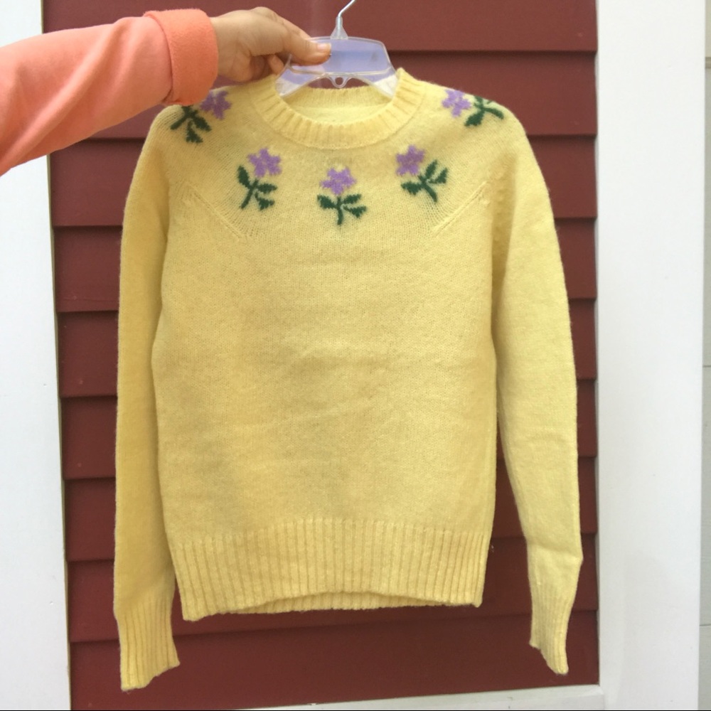 Hand-knitted wool sweater!