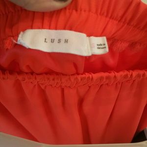 Lush bright orange skirt