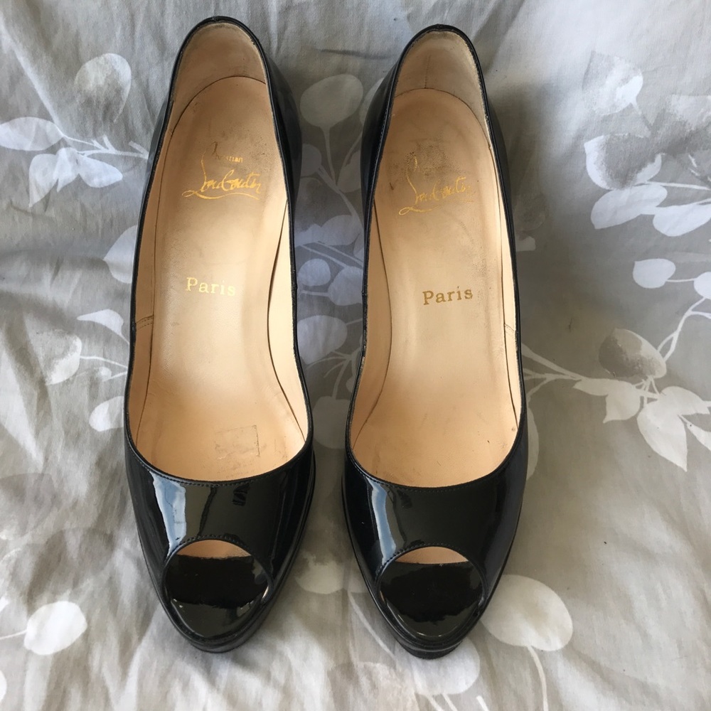 Christian Louboutin Prive peeptoe heels