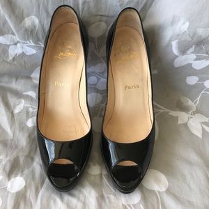 Christian Louboutin Prive peeptoe heels