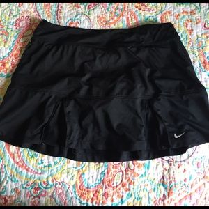 Nike black Dri-Fit tennis/running skirt