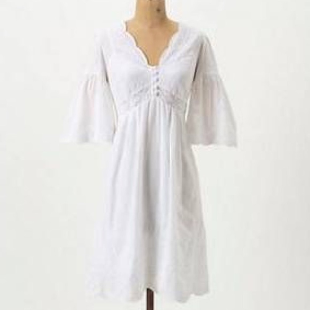 SOLD Anthropologie White Dress