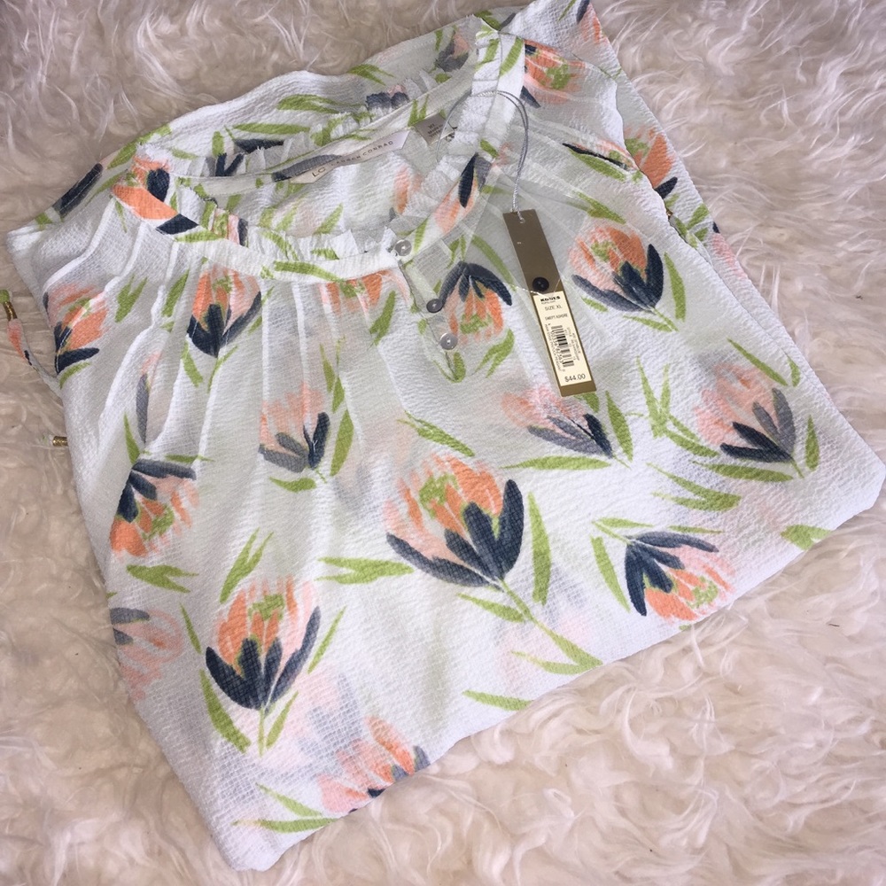 Lauren Conrad sheer blouse.
