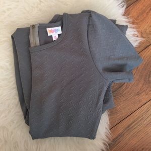 LuLaRoe Amelia, Medium, Gray