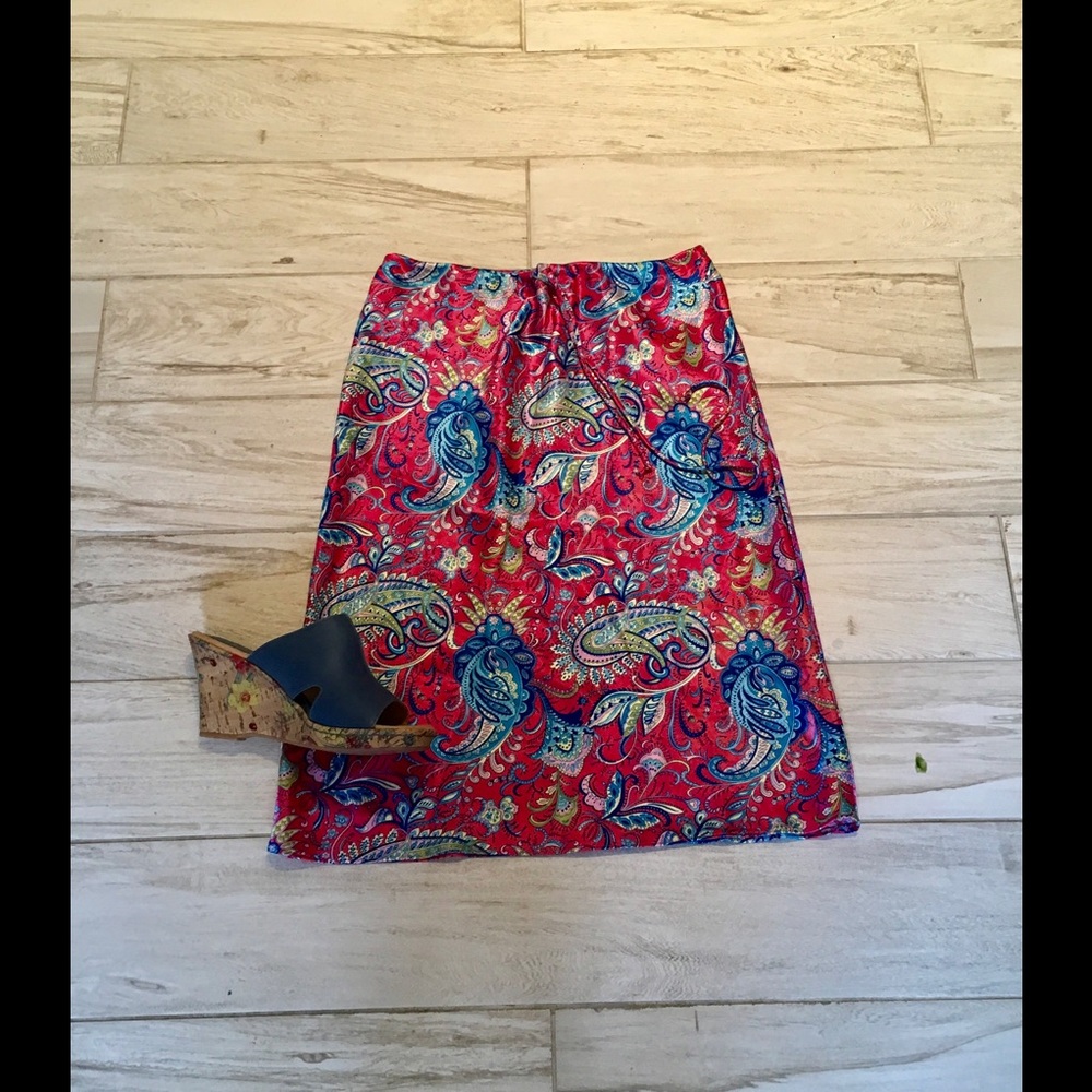 Beautiful🌺Picasso🌺Drawstring Skirt! Like New🌺🌈