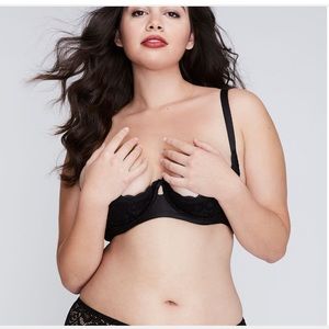 Lace Quarter Cup Bra