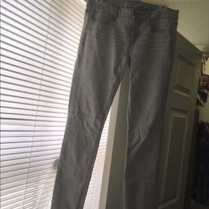 gray, mid-rise jeggings