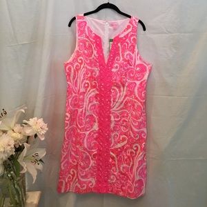 Hot pink Lilly Pulitzer shift dress