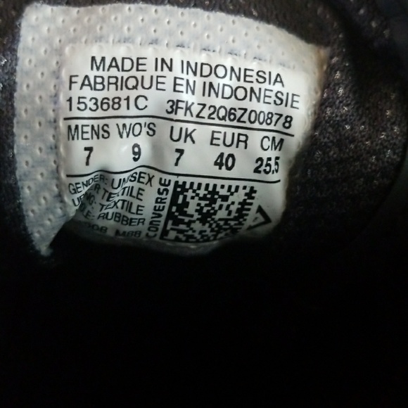 NWT Converse Unisex Super Fab Sneakers - Picture 5 of 5