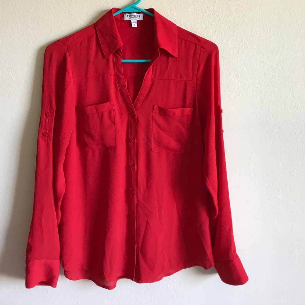 XS red Express Portofino. Convertible sleeve!