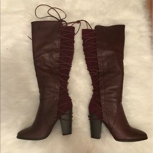 Knee High Heeled Boots