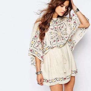 Free People Frida Sheer Batiste Embroidered Tunic Free People Frida Sheer Batiste Embroidered Tunic