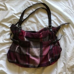 Plaid bag