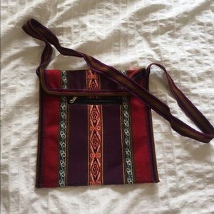 Cross body purse from Peru