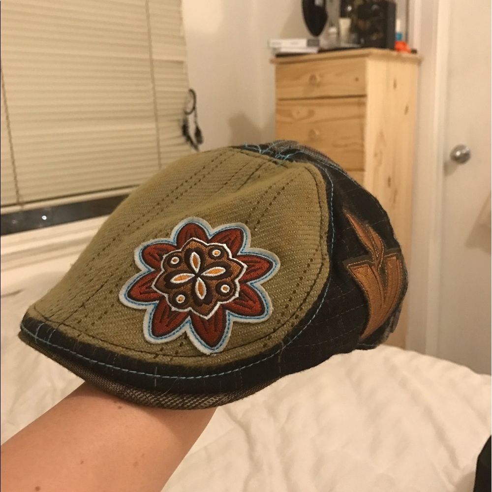 Flower golf hat