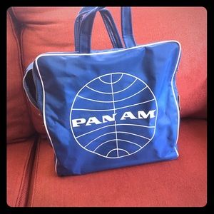 Authentic Vintage Pan Am Flight Bag