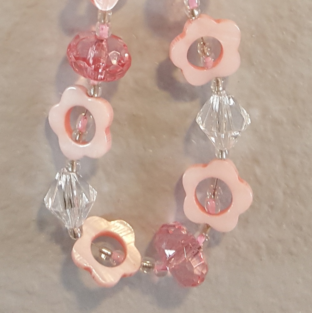 Necklace & Earrings adjusts. Claw clasp sterling
