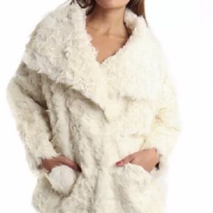 Iro Jemina Fur Coat in Natural