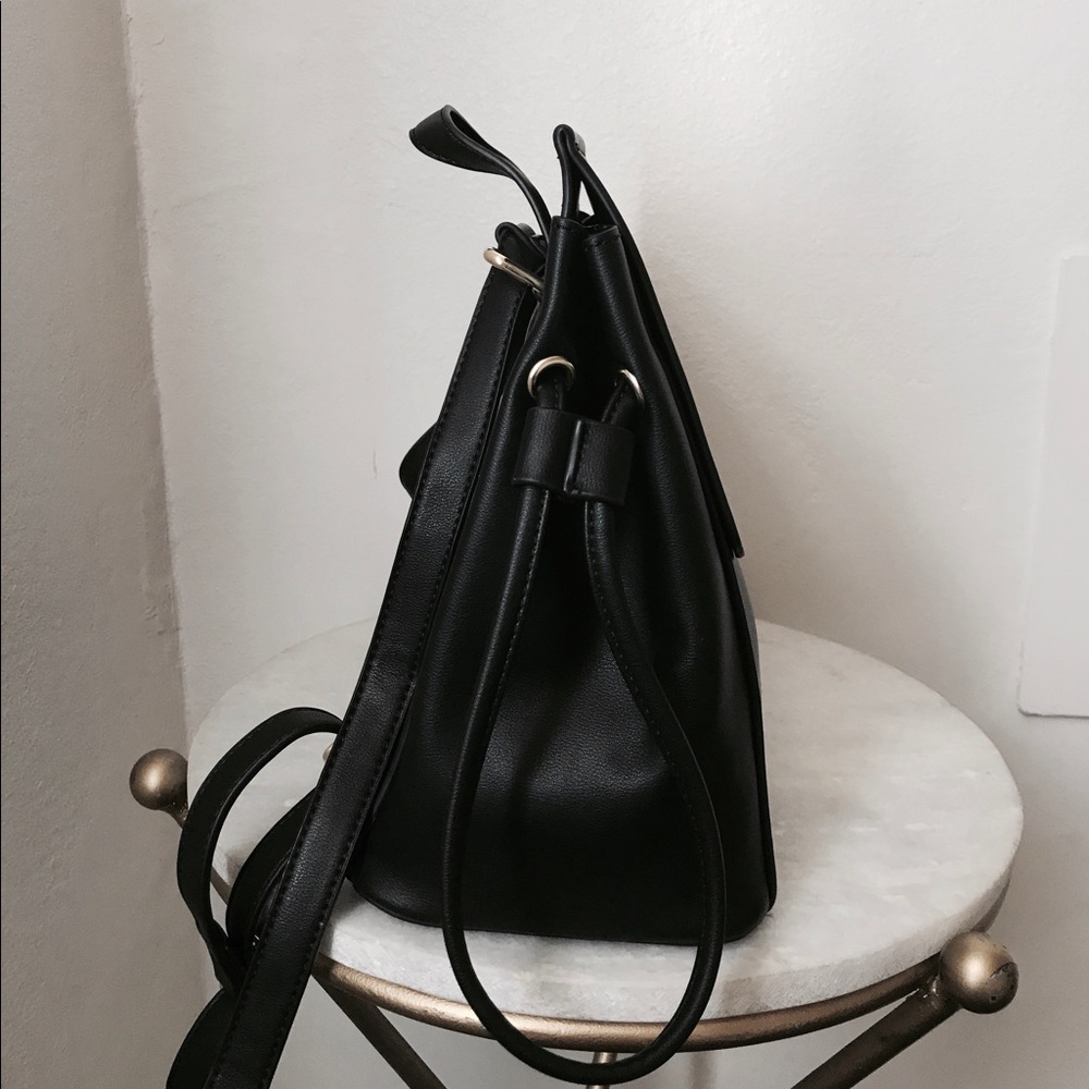 LAST ONE! Vegan Leather Contemporary Mini Backpack - Picture 7 of 8