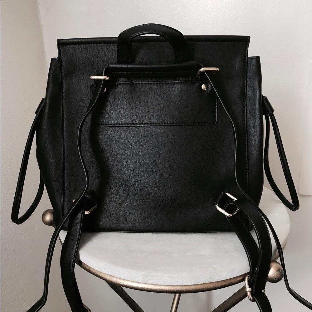 LAST ONE! Vegan Leather Contemporary Mini Backpack - Picture 8 of 8