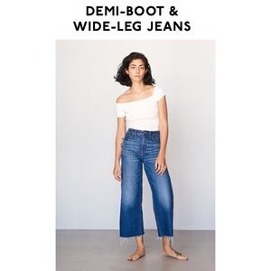 Madewell Denim Wide Leg Pants