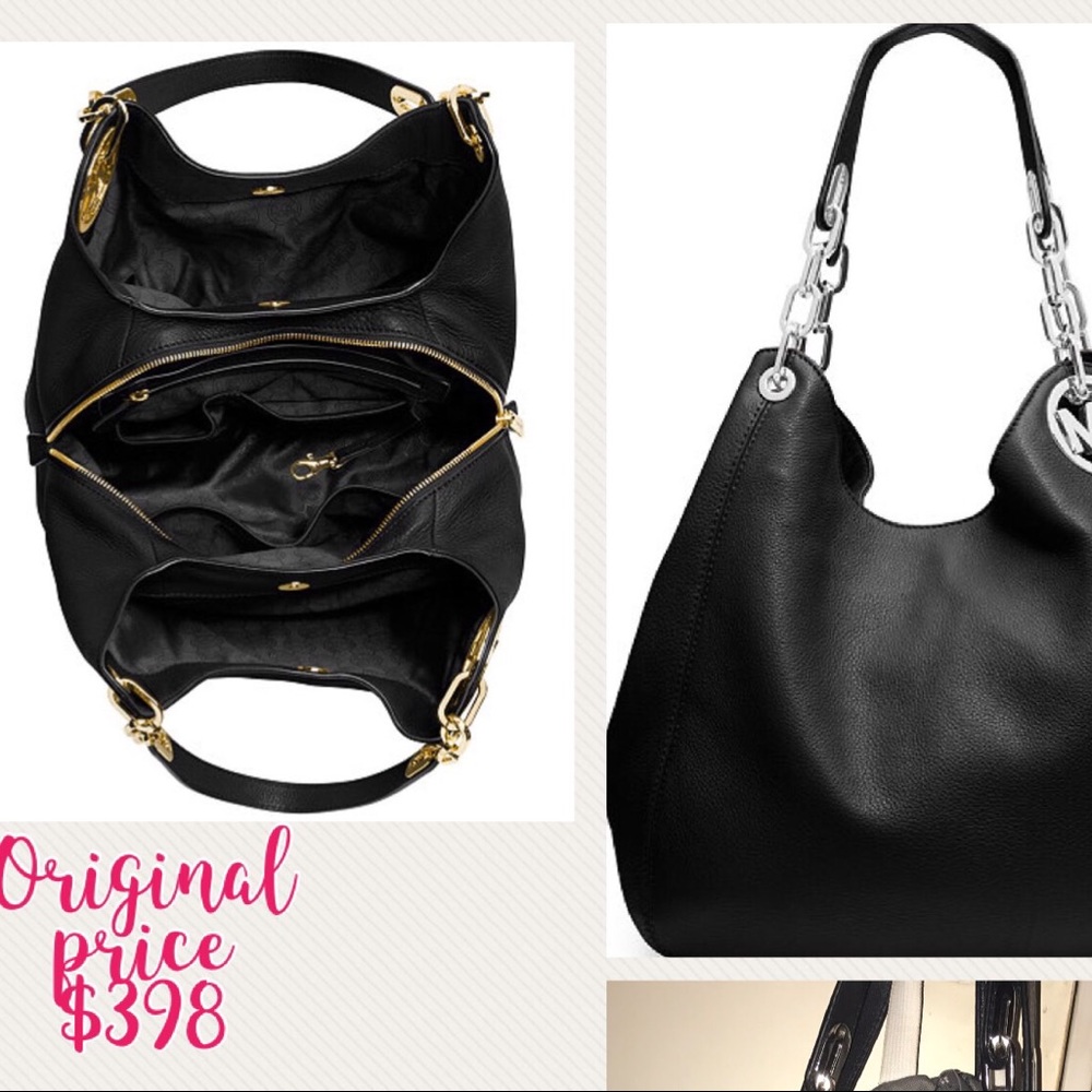 Authentic Michael Kors Fulton Leather bag