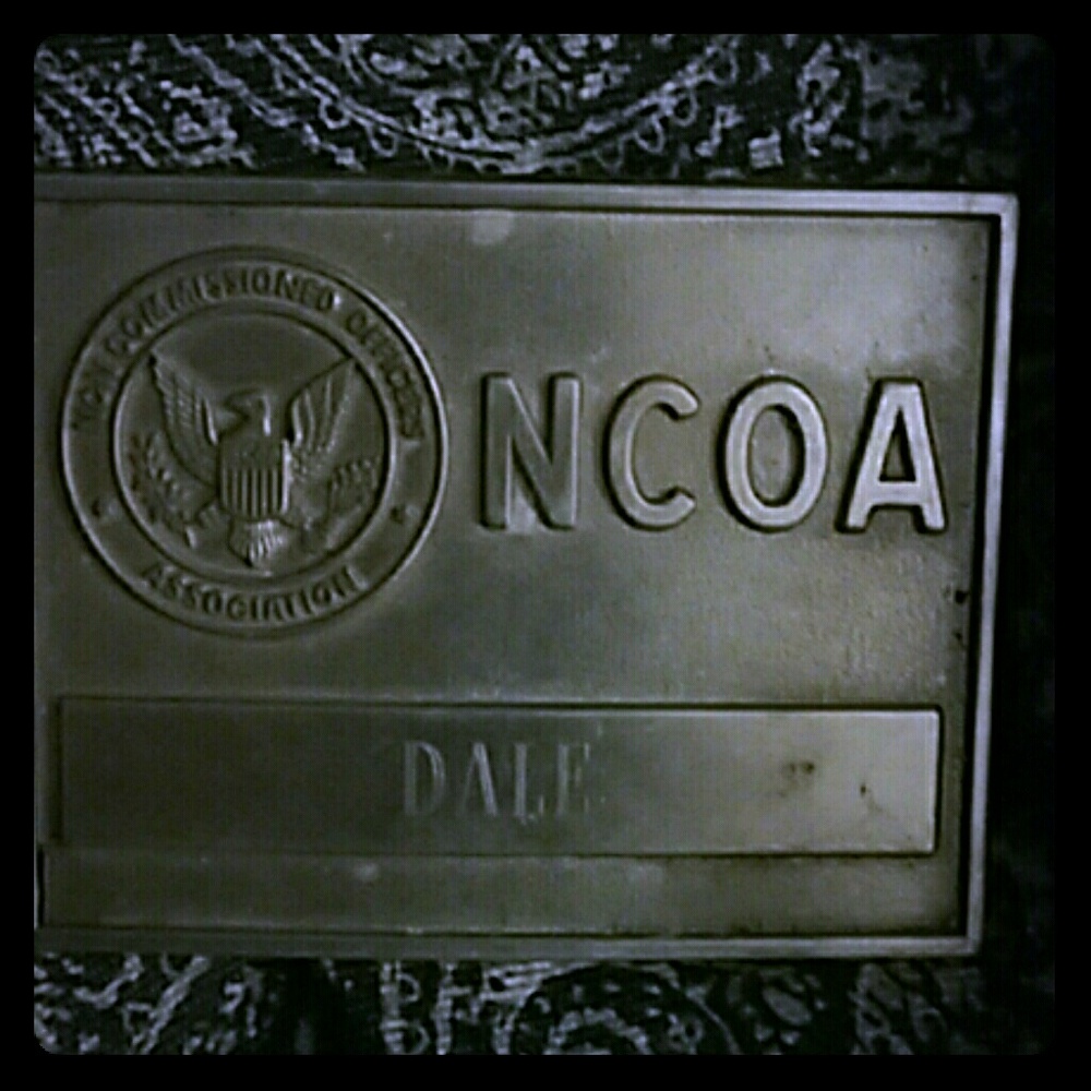 NCOA "Dale" belt buckle
