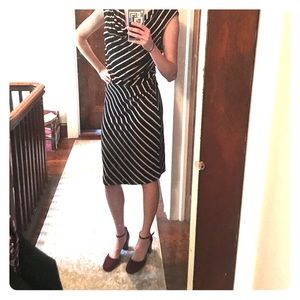 Calvin Klein striped dress, perfect condition, SM.