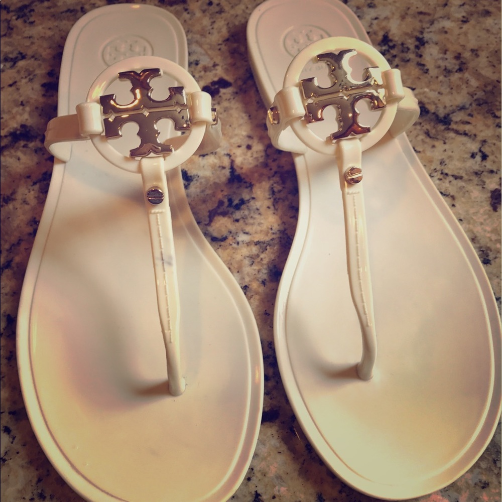 Tory Burch Mini Miller Jelly Flat Thong Sandals