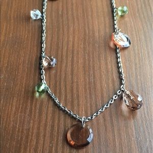 Simple delicate beaded necklace. 16"