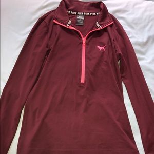 Pink Half Zip Sweater