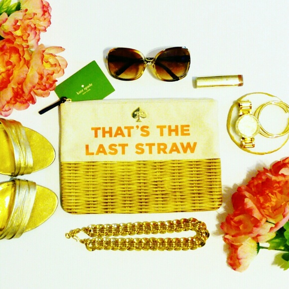 kate spade Handbags - 💎NWOT Kate Spade "That's The Last Straw" Clutch