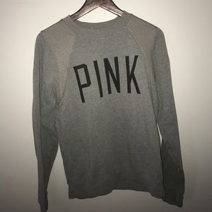 PINK crew neck sweatshirt
