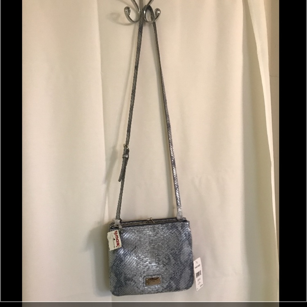 Silver Snakeskin Nine West Bag