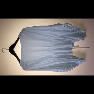 Francesca's Light Blue Kimono!