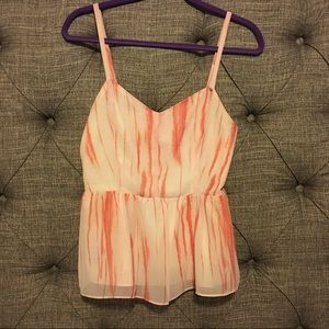 Guess hot pink & light pink spaghetti strap shirt
