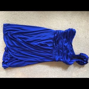 Royal blue dress