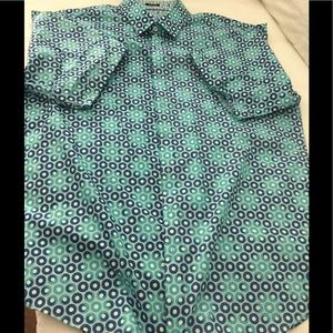 Bugatchi men's short sleeve button down