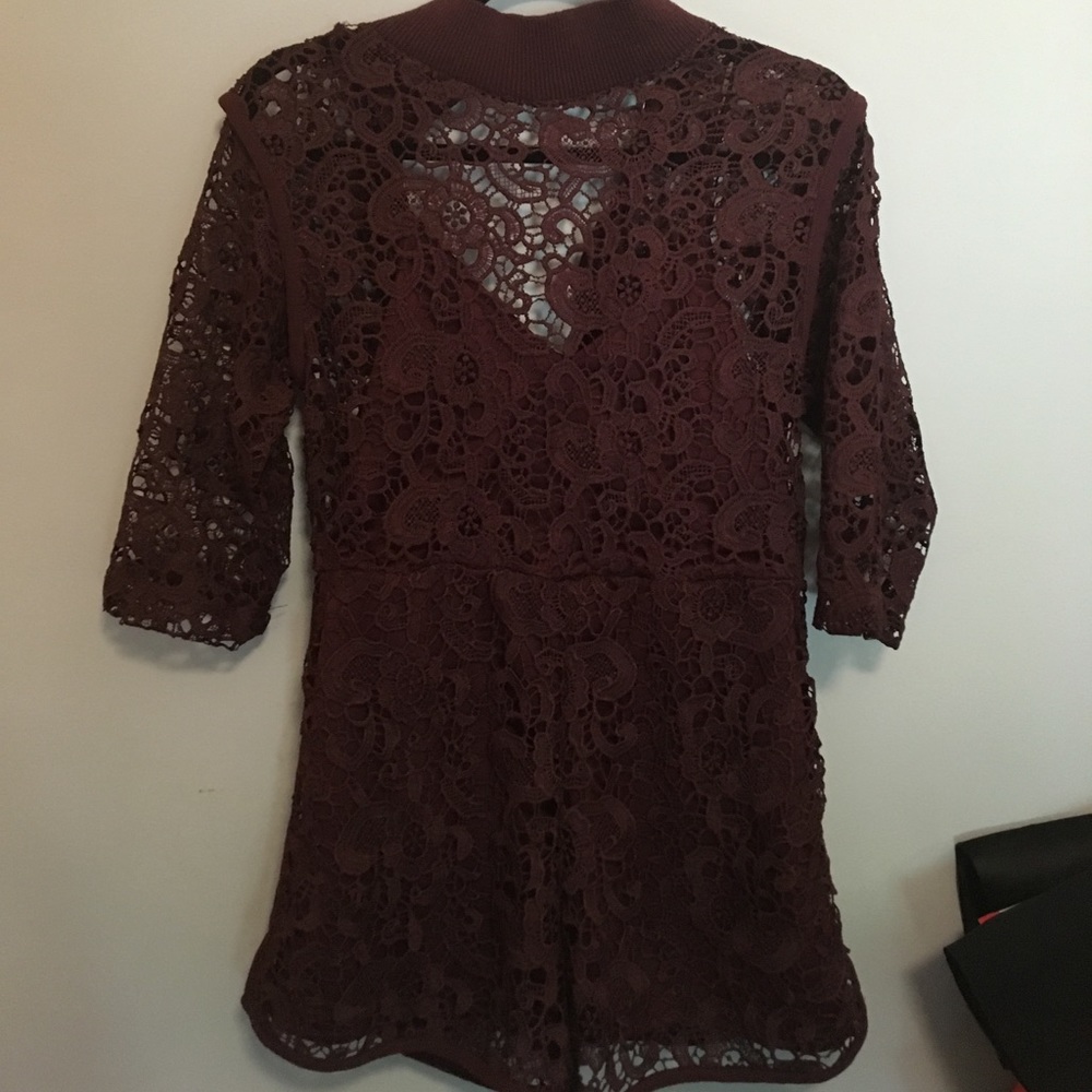Purple lace Zara romper