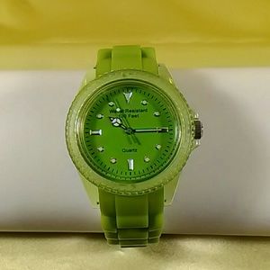 Green Analog Watch