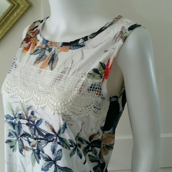 Boutique Botanical Shift Dress - M - Picture 2 of 5