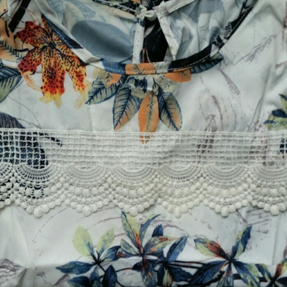 Boutique Botanical Shift Dress - M - Picture 4 of 5