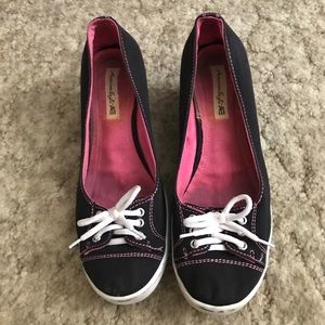 American Eagle tennis shoe wedges