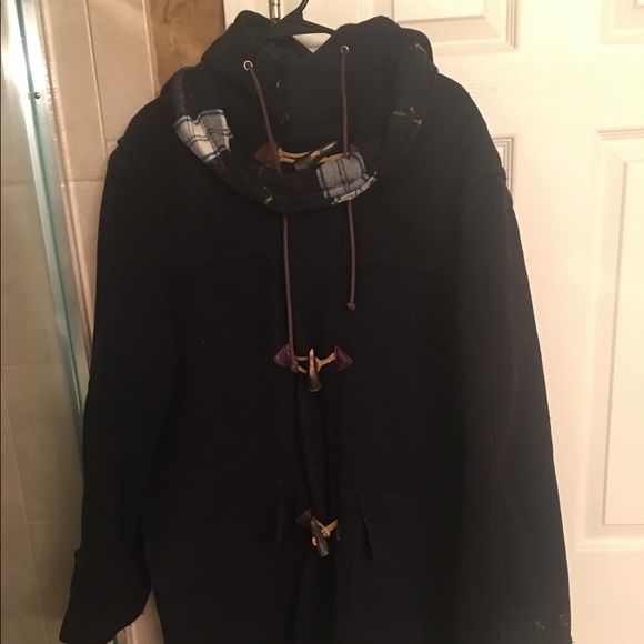 Banana Republic navy blue coat with scarf size M - Picture 1 of 5